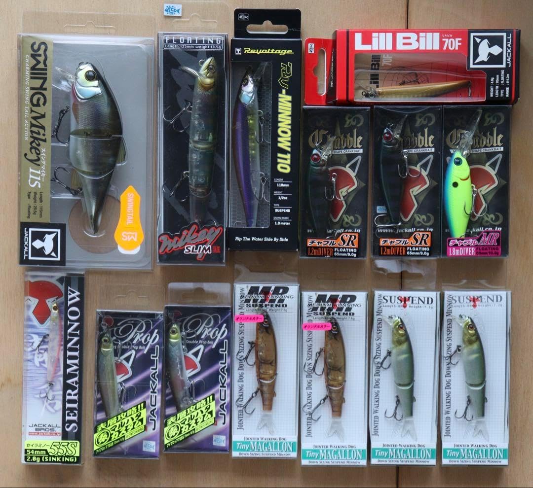 バス釣り引退セット【コレクション放出】★新品 ジャッカル ルアーセット No.1 バス釣り引退セット【コレクション放出】☆新品 ジャッカル ルアー